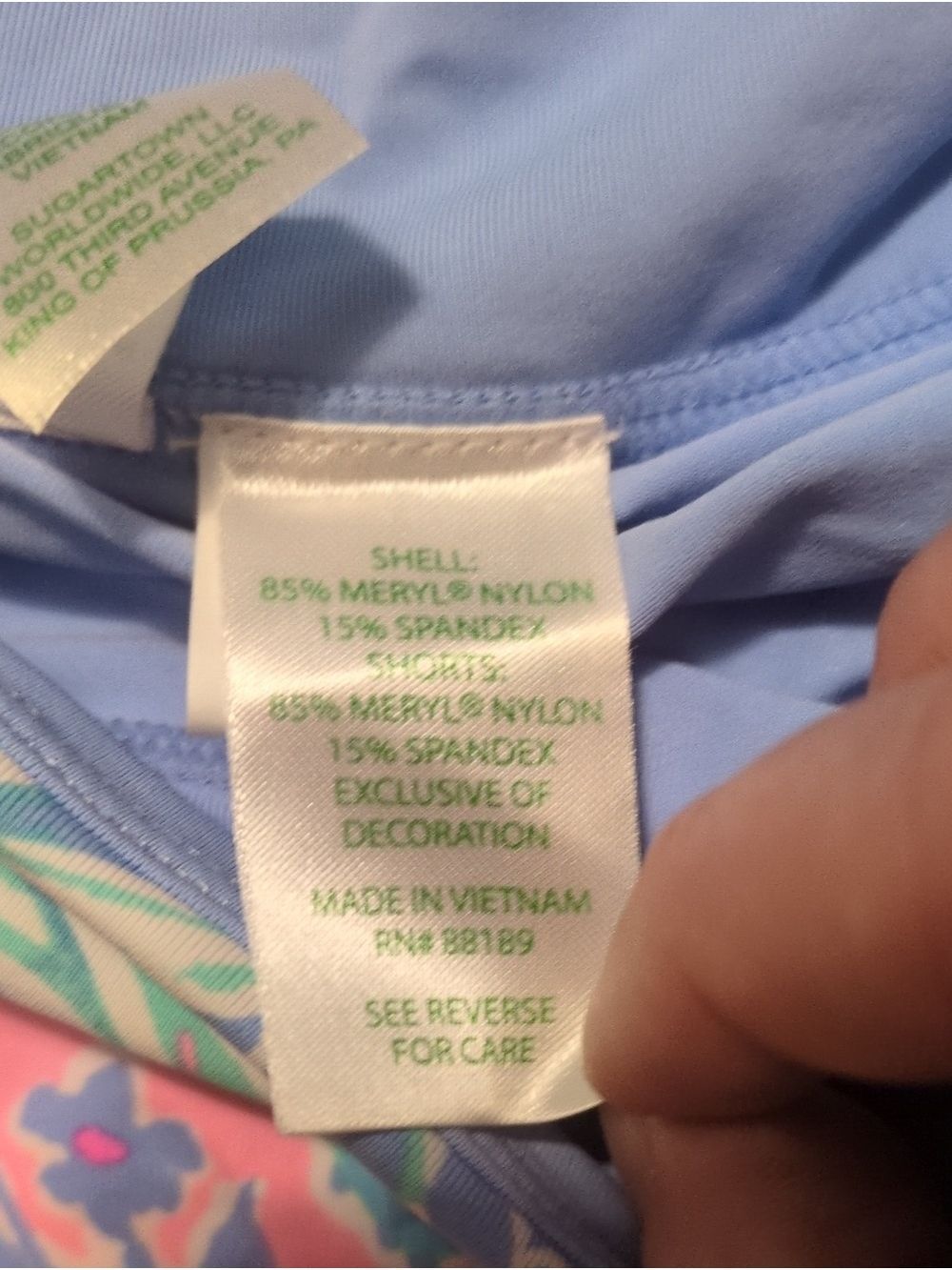 Lilly Pulitzer Luxletic Fionna Skort *GOLDEN HOUR* Turquoise Oasis Size Small - Picture 5 of 7